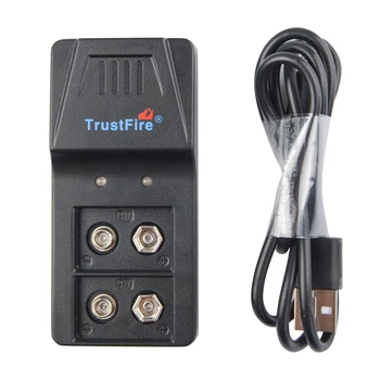 TrustFire BC01 9V Baterija Li-ion Polnilnik USB