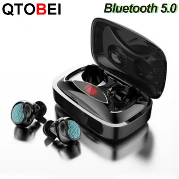 Tws Bluetooth 5.0 Stavko Brezžični 2000mAh polnjenje Čepkov šumov Hi-fi Slušalke 9D Stereo Šport Slušalke Z Mikrofonom