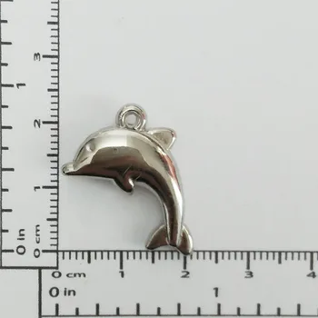 Uhani ugotovitve obesek celice primeru vrvica za opaljivanje tega čare dangles izdelavo nakita priključek pribor Delfini oblika zapestnice obrti