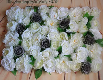 Umetne rože steno svile rose peony poroko ozadje dekoracijo Tabela centerpiece cvet kroglice MIXCOLOR 10pcs/veliko TONGFENG