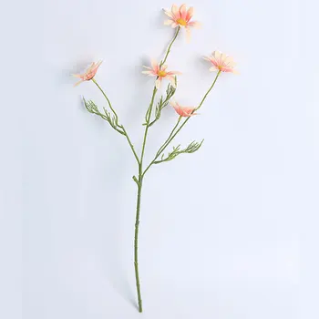 Umetni Daisy Poroka Poročni Šopek Doma Dekor Svilo Mala Marjetica Ponaredek Cvetje Belo Rumena Vijolična Simulacije Cvetje
