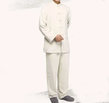 Unisex 4color sivo/rjava/bež/modra toplo zen obleko Zimo&Jeseni postaviti Meditacija oblačila tang obleke kung fu borilne veščine uniforme