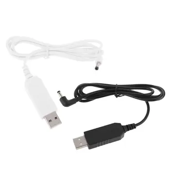 Univerzalni 90 Stopinj USB 5V, da 12V 4.0x1.7mm Napajalni Kabel za Tmall Smart Bluetooth Zvočnika Odmeva Pika 3. Usmerjevalnik LED Trak 1