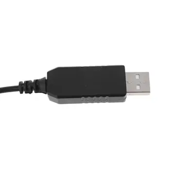 Univerzalni 90 Stopinj USB 5V, da 12V 4.0x1.7mm Napajalni Kabel za Tmall Smart Bluetooth Zvočnika Odmeva Pika 3. Usmerjevalnik LED Trak 1