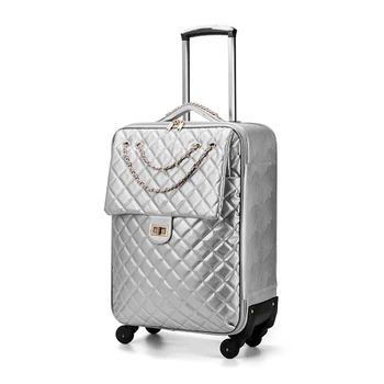 Univerzalni kolo potovalna torba kovček nosijo na voziček vrečko omejeno kabini Ženske prtljage vrečko dekle Moda kovček polje 20 palčni prtljažnik