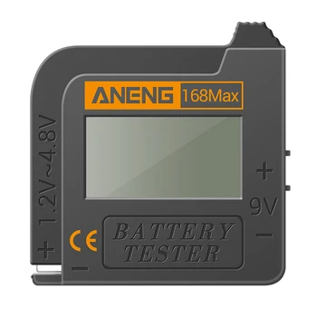 Univerzalno Orodje Volt Checker LCD-Zaslon AA AAA 9V Gumb Hitro Baterije Tester za Merjenje Pribor Zmogljivosti Digitalne Prenosne