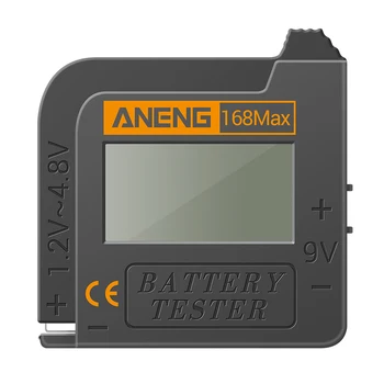 Univerzalno Orodje Volt Checker LCD-Zaslon AA AAA 9V Gumb Hitro Baterije Tester za Merjenje Pribor Zmogljivosti Digitalne Prenosne