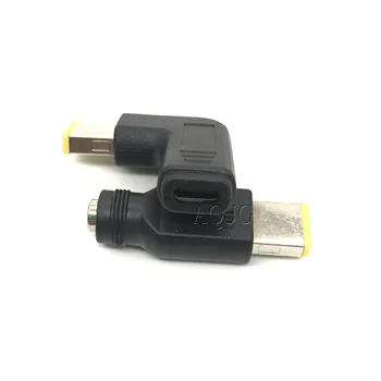 USB 3.1 Vrste C, USB-C Ženski DC Kvadratnih Moški s pin Napajanje Polnjenje Ac Priključek AdaptorType-c stopnja Za IBM Lenovo