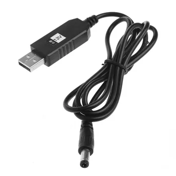 USB DC 5V, Da 9V 2.1x5.5mm Moški Korak navzgor, Adapter Kabel Za Usmerjevalnik LED Trak Svetlobe