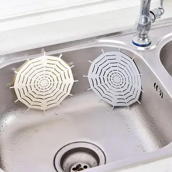 Ustvarjalne spider web sesalni anti-shift odtočno korito nadstropju kuhinja filter kopalnica vtičnico lase možganov lase