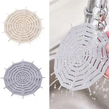 Ustvarjalne spider web sesalni anti-shift odtočno korito nadstropju kuhinja filter kopalnica vtičnico lase možganov lase