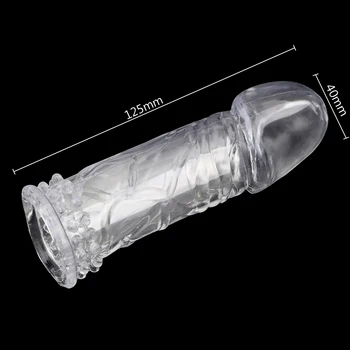VATINE Spolnih Igrač Za Moške Moški Seks Odraslih Izdelkov Penis Rokav Penis Širitve Večkratno uporabo Silikonski Kondomi Petelin Extender Rokav