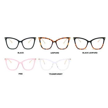 Velik okvir mačka oči retro 2020 Nove Ženske Navaden Očala moda Optična Očala