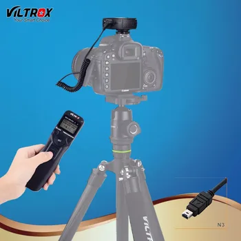 Viltrox JY-710 N3 Fotoaparat Brezžično Timer Daljinski upravljalnik za Sprostitev Zaklopa Nadzorni LCD Zaslon za Nikon D90 D7500 D5600 D7200 DSLR