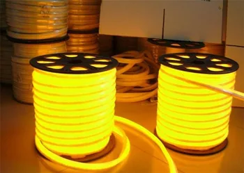 Visoka Kakovost 30M LED Flex Neon Vrv Svetlobe IP68 Vodotesen 80led led neon upogljivi trakovi luči /Rdeča Žarnica/Zeleni RGB led Neon luči