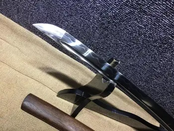 Visoko Kakovostna Japonska T10 Palisander Gline Kaljeno Katana Meč Samurai Shirasaya Polno Tang