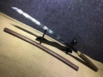 Visoko Kakovostna Japonska T10 Palisander Gline Kaljeno Katana Meč Samurai Shirasaya Polno Tang