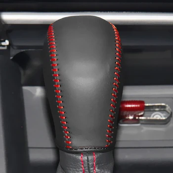 Vrh Pravega Usnja prestavna ročica pokrov za Hyundai Sonata 9 Avtomatski avto pokrov na prestavna ročica prestavi palico primeru pcc cpr pero