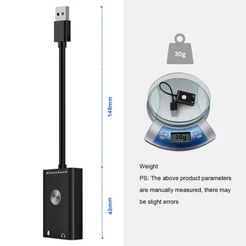 Vroče! 3-v-1 3,5 mm USB Pretvornik Zvoka Sim Adapter Prevajalec AI Smart Glas Besedila, Prevajalec Iskanje Podpore 24 Jezikov