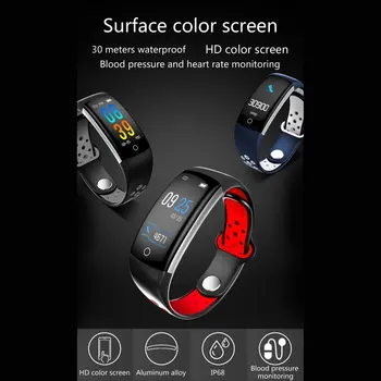 VROČE LCD V6 Smart Pas Srčnega utripa Fitnes Zapestnica Ip68 Vodotesen Pametna Zapestnica Fintess Tracker