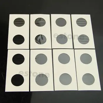 Vroče Prodaje 50pcs 20.5 mm Les Kovanec Nosilci za Shranjevanje Posnetka primeru papirnate vrečke Flip