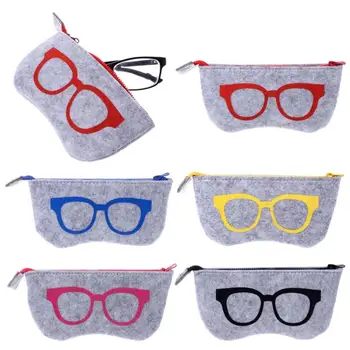 Vroče Prodaje Unisex Zadrgo Eye Glasses Polje Sončna Očala Vrečko Vrečka Primeru Skladiščenja Zaščitnik Vrečko Moda Počutil Očala Trdni Dodatki