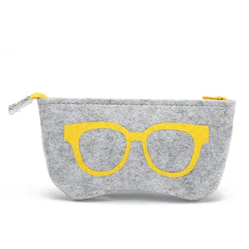 Vroče Prodaje Unisex Zadrgo Eye Glasses Polje Sončna Očala Vrečko Vrečka Primeru Skladiščenja Zaščitnik Vrečko Moda Počutil Očala Trdni Dodatki