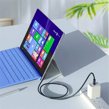 VROČE USB C PD Power Kabel za Polnjenje Hitro Polnjenje Kabel Adapter za Polnilnik Za Tip C na Površini Microsoft Surface Pro6 Pro5 Pro4 Pro 3