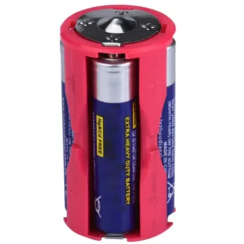 Vzporedno Celice Adapter Baterije Imetnik DC 1,5 V Primeru Pretvori v Polju 4 AAA do 1 C Velikost Reže Način Baterije vpenjalno Držalo Posode