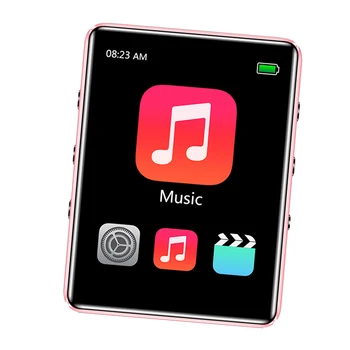 X60, Zaslon na Dotik, MP3 Predvajalnik, Bluetooth 5.0 Prenosne Avdio Glasbeni Video Predvajalnik z vgrajenim zvočnikom FM Radio, Diktafon, E-Book