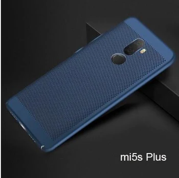 Xiaomi mi5s primeru mi5s plus kritje , 3000 luknje odvajanje toplote za Hlajenje dihanje Nazaj primerov trde plastike razkošje za M5S 5s Plus