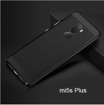 Xiaomi mi5s primeru mi5s plus kritje , 3000 luknje odvajanje toplote za Hlajenje dihanje Nazaj primerov trde plastike razkošje za M5S 5s Plus