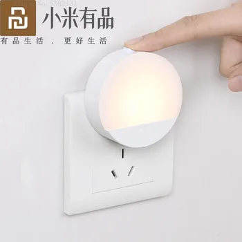 Youpin NAM Priključite v LED Nočna Lučka Mini Light Senzor za Nadzor 220V Nočna Lučka Za Otroke, Otroci Dnevna Soba, Spalnica Razsvetljavo