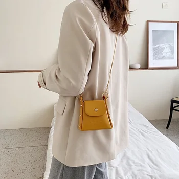 Yuhua, 2020 nove modne torbice, preprost korejska različica ženska torba, priložnostne barva rami, trend ženske messenger vrečke.