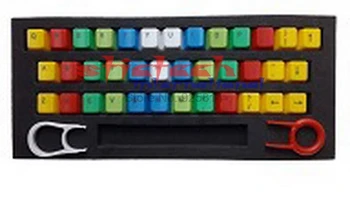 Z dhl ali ems 50pcs Rainbow Barva, ABS 37 Keycap z Puller Za Mehanska Tipkovnica Cherry MX