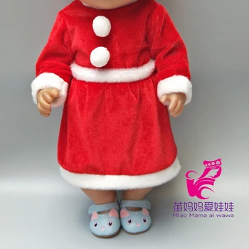 Za 43 cm Baby doll Božič obleko legging hlače glavo pasu za 18 inch lutka zimska oblačila dekle Christamas novo leto prisoten