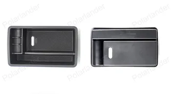 Za A/eip A3 Armrest Škatla za Shranjevanje Avto Kovanec telefon Organizator Črne Plastike Primeru Posodi Denar Imetniki kartice Clapboard Pladenj