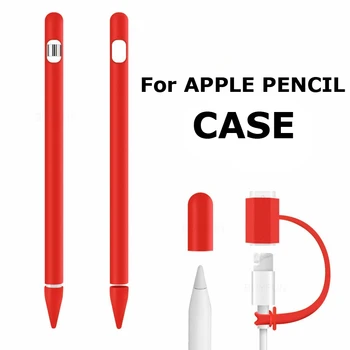 Za Apple iPad Svinčnik Zaščitna Svinčnik Pisane Mehki Silikonski Primerih Rokav Torbica Nib Pribor Pokrov Pokrov Pokrov