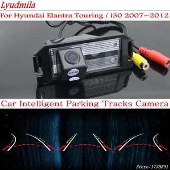 ZA Hyundai Elantra Touring i30 2007~2012 Intelligentized Dinamični Poti Backup Pogled od Zadaj Kamero s Spremenljivo Parkirišče Linije