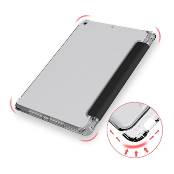 Za iPad Air4 Primeru Za 10,9-Palčni Anti-Spusti Zaščitna torbica za Tablične Stojalo Popolnoma Zavit Anti-Spusti Silikonsko Ohišje z Pero Režo