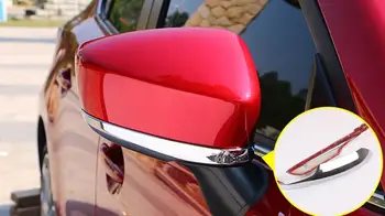 Za Mazda 3 Axela Vrata Rearview Mirror Kritje Okraskov ABS Chrome Avto Sprednja Maska Trim Auto Rešetka Okrasni Pokrov