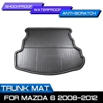Za Mazda 6 2008 2009 2010 2011 2012 Avto Zadaj Prtljažnik Boot Mat Vodotesne Talne Preproge Preproge Anti Blato Pladenj Tovora Linijske