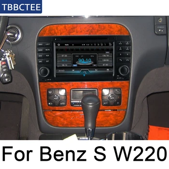 Za Mercedes Benz Razred S W220 1995~2005 NTG Avto Multimedia player Android GPS Auto radio Stereo Sistem Navigacijski Zemljevid wifi