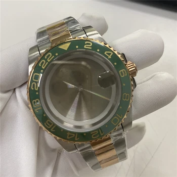 Za Miyota 8215 8200 iz Nerjavečega Jekla Watch Primeru Watchband Set za ETA 2836 za Mingzhu Vrsto Gibanja