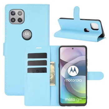 Za Motorola Moto G 5G Primeru Visoko Kakovost Flip Usnjena torbica Za Motorola Moto G 5G Kritje Moda Stojalo Pokrov