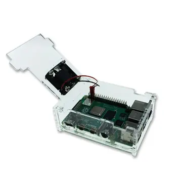 Za Raspberry Pi 4 Model B lupini ABS Materiala Dodatni Ventilator klasičnih color Primeru Za Raspberry Pi 4 Model B Jasno Akril
