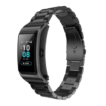 Zapestnica iz nerjavečega Jekla Pasu za Huawei B5 Smart Watchband Trak Luksuzni Zamenjava Manšeta za Huawei B5 Dodatki