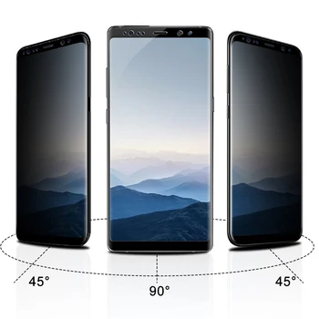 Zasebnost Zaslon Patron Film Za Samsung Galaxy A30 A50 A6 2018 J4 J6 Plus Opomba 8 9 Kaljeno Steklo Za Samsung S8 Plus S6 Rob