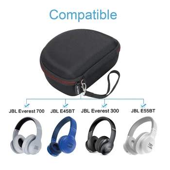 Zaščitna EVA Primeru za JBL E55BT E45BT Everest 700 300 Brezžični Bluetooth Okoli Uho