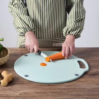Zgostitev krog desko za rezanje kuhinja Anti-Slip gospodinjstva plastično sadje za rezanje rolling board